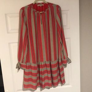 LOFT Striped Tunic Dress